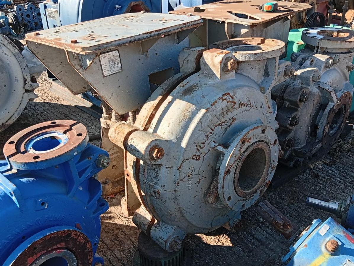 Used 8/6 WARMAN AH HORIZONTAL SHAFT SPLIT CASE PUMP