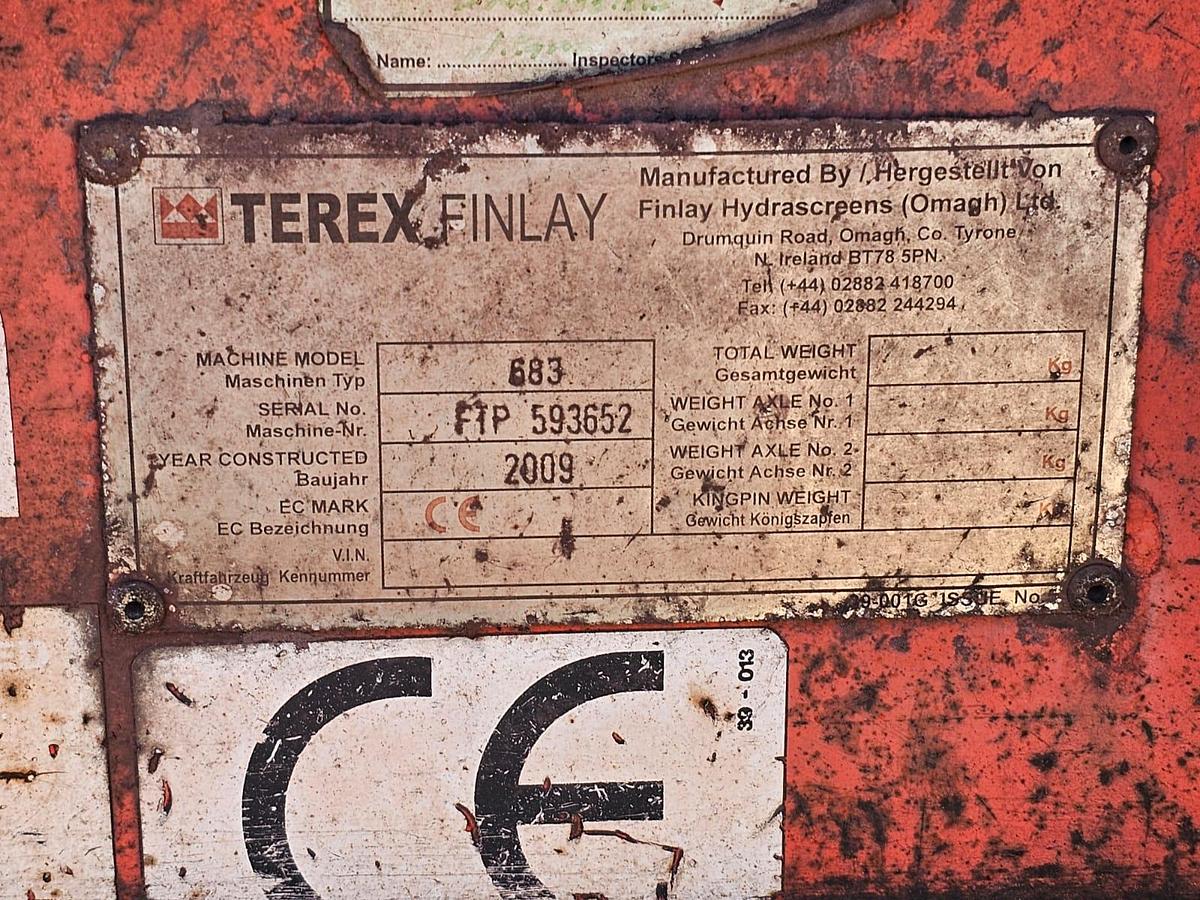 Used TEREX FINLAY HYDRASCREEN MOBILE SORTING PLANT