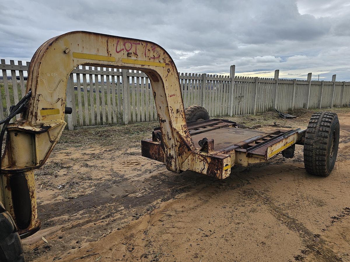 Used BELL TRACTOR WITH TRAILER