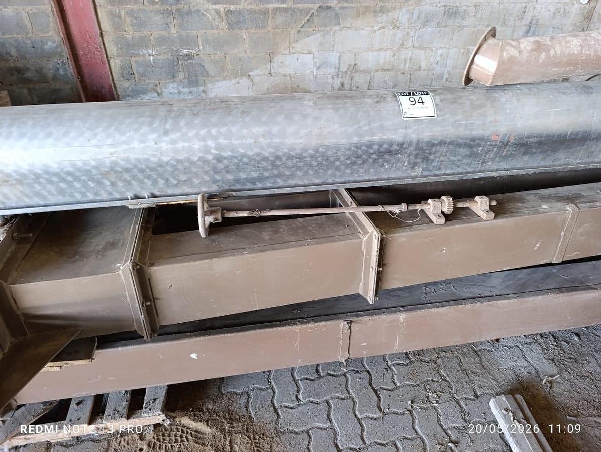 Used SCREW CLASSIFER CONVEYOR & ELECTRIC MOTOR (BUCKET ELEVATOR BELOW IS NOT INCLUDED)