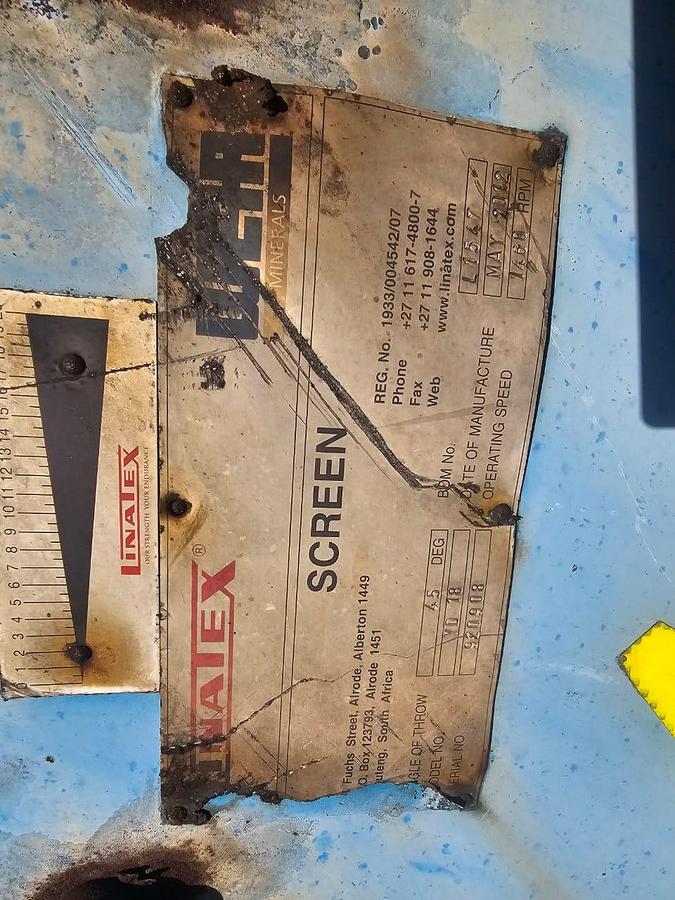 Used SINGLE DECK SCREEN 6MX11M (USED)