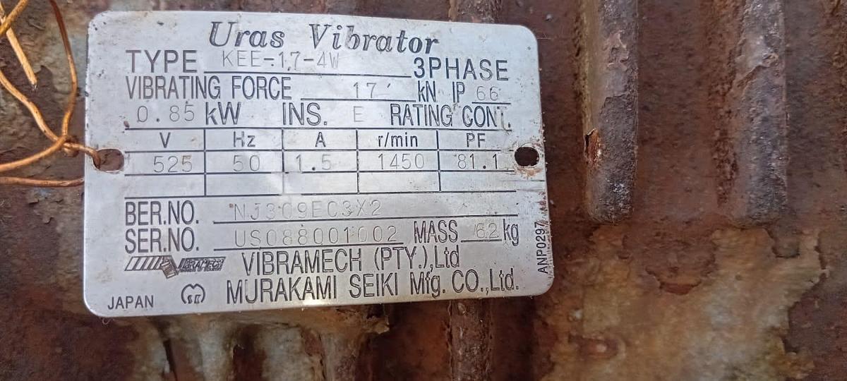 Used 0.85 KW VIBRATING MOTOR (USED)