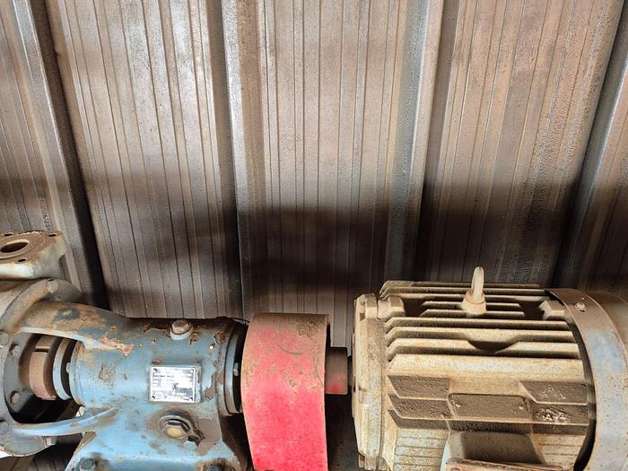 Used 5.5KW ACID-RESISTANT CIRCULATION PUMP WITH ELECTRIC MOTOR