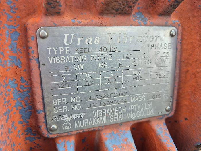 Used URAS 9KW VIBRATING MOTOR