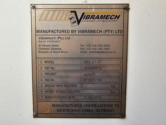 Used VIBRAMECH BANANA DOUBLE DECK SCREEN