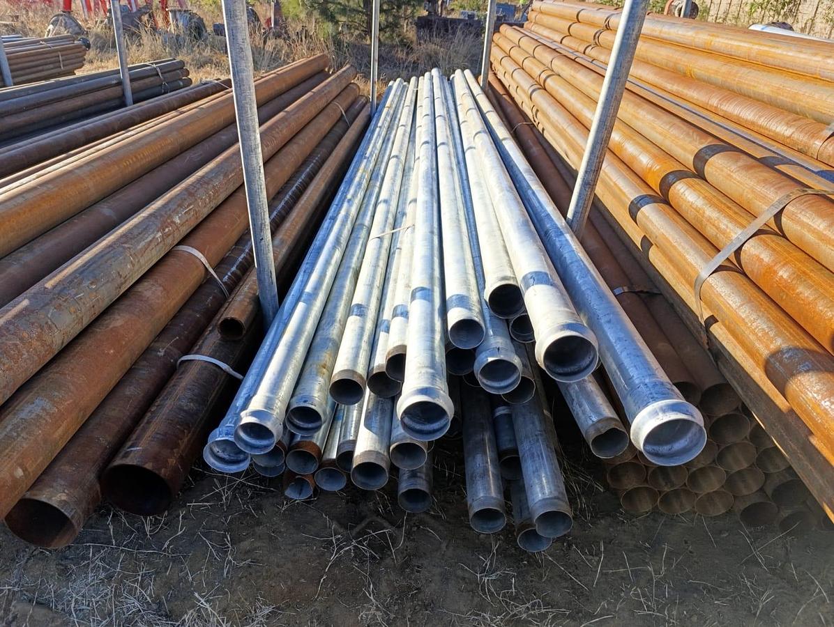 Used GALVANIZED STEEL PIPES 85MM