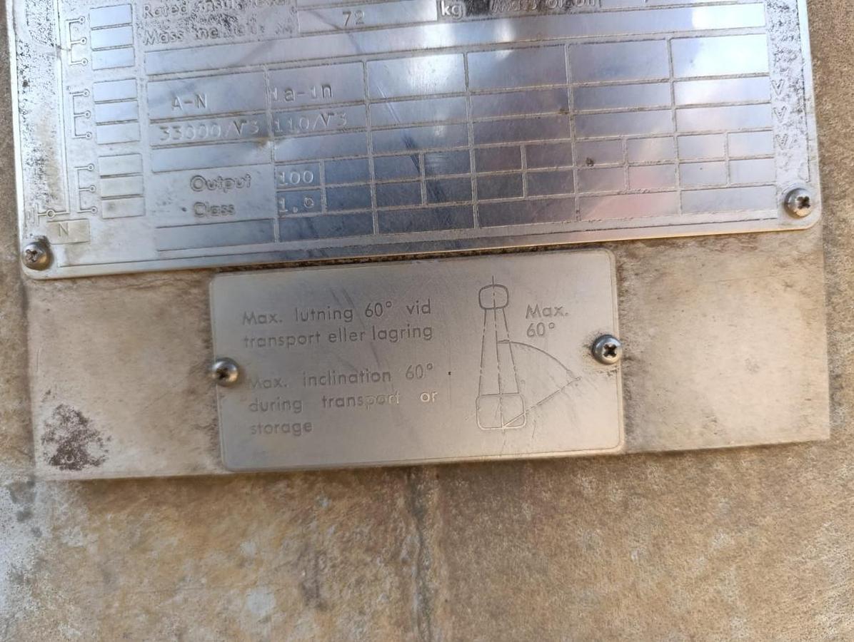 Used 33 KV TRANSFORMER SCRAP - USED CONDITION