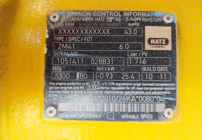 Used CONCRETE MIXER WITH HATZ ENGINE (OPERATIONAL)