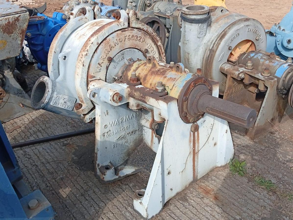 Used 8/6 WARMAN CV900 HORIZONTAL SHAFT SPLIT CASE PUMP