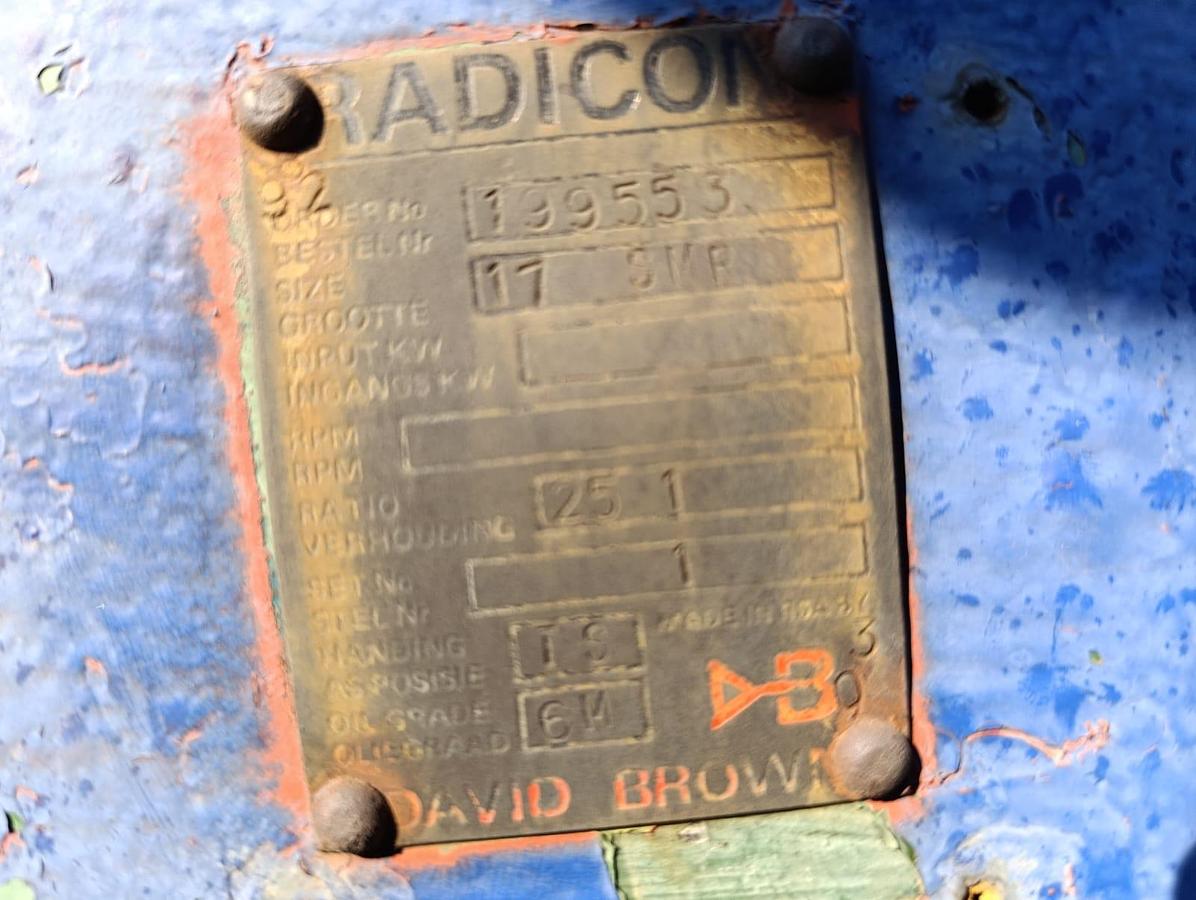 Used RADICON GEARBOX