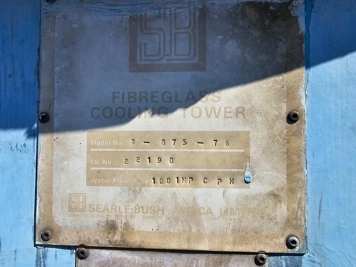 Used FIBERGLASS COOLING TOWER (NOT TESTED)