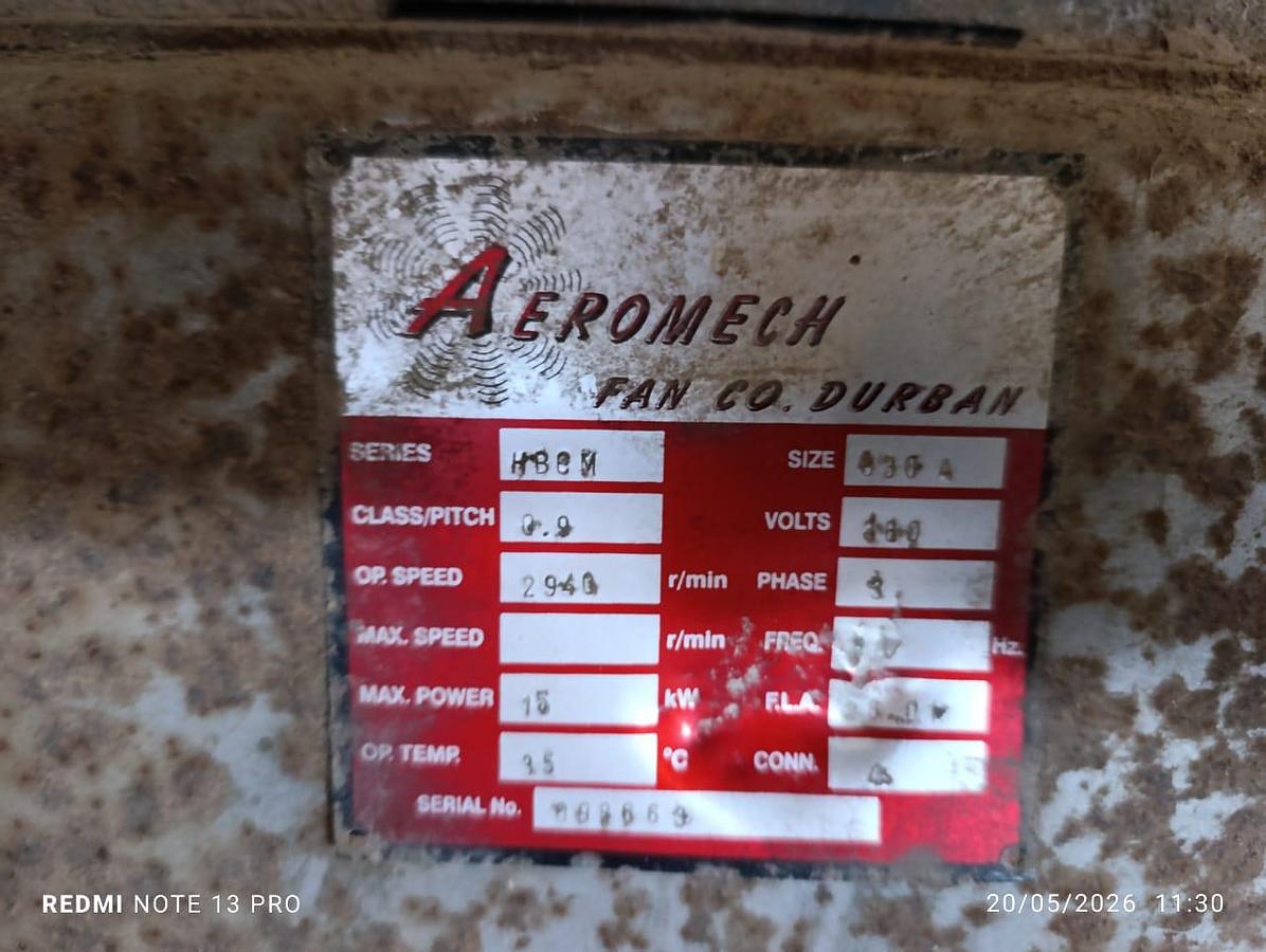 Used 15 KW AEROMECH FAN