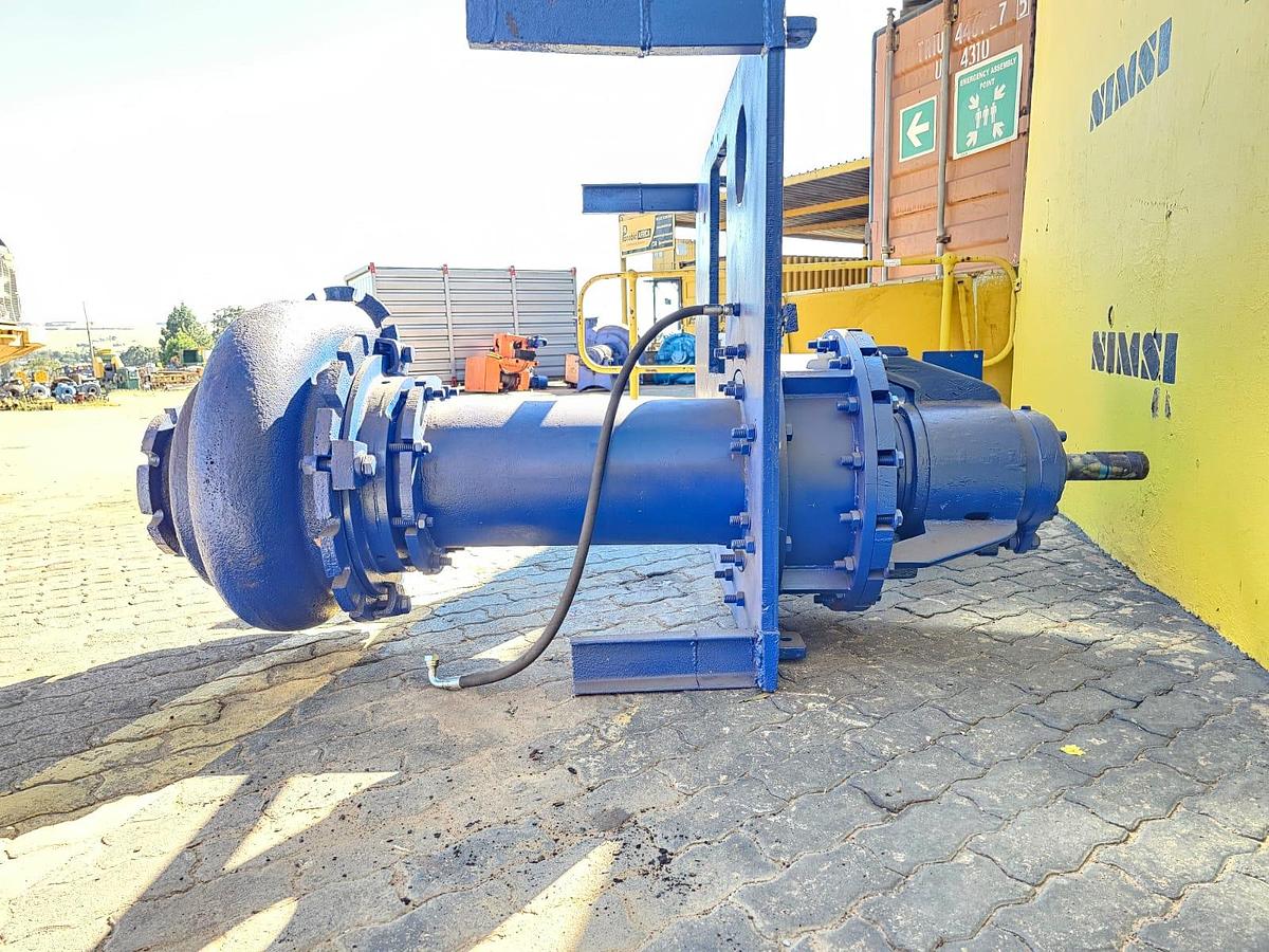 Used 8/6 PUMP WITH ELECTRIC MOTOR & FRAME (USED)