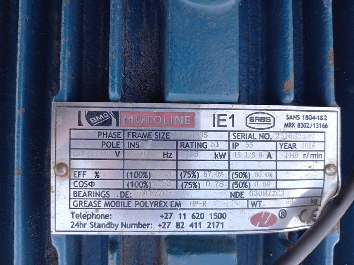 Used BMG GEARBOX WITH ELECTRIC MOTOR