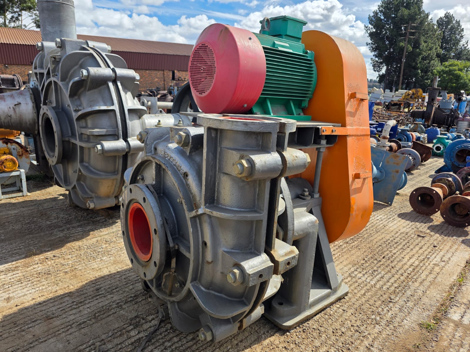 Used 10/8 BUCCANEER PUMP WITH 90KW ACTOM ELECTRIC MOTOR 525 VOLT