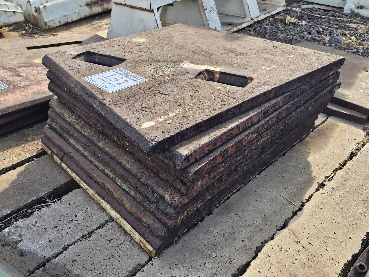 Used 10 X CRUSHER LINERS