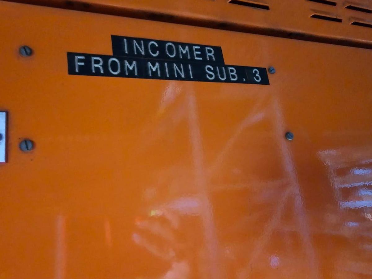 Used BROWN BOVERI ELECTRICAL DISTRIBUTION BOARD / INDEPENDENT SWITCHBOARD