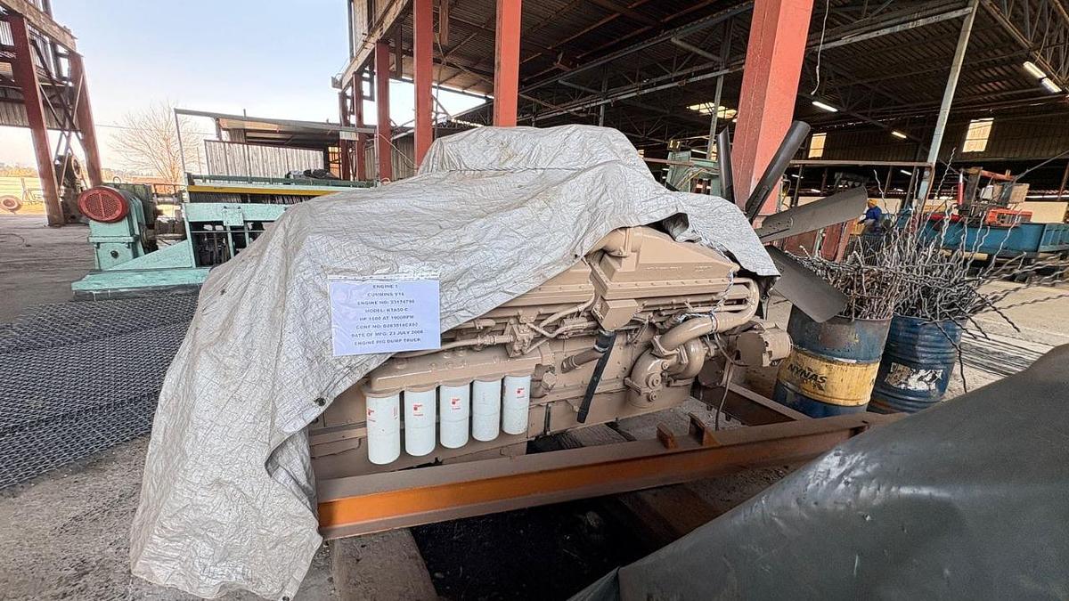 Used CUMMINS KTA50-C V16 1600 HP ENGINE - GOOD CONDITION