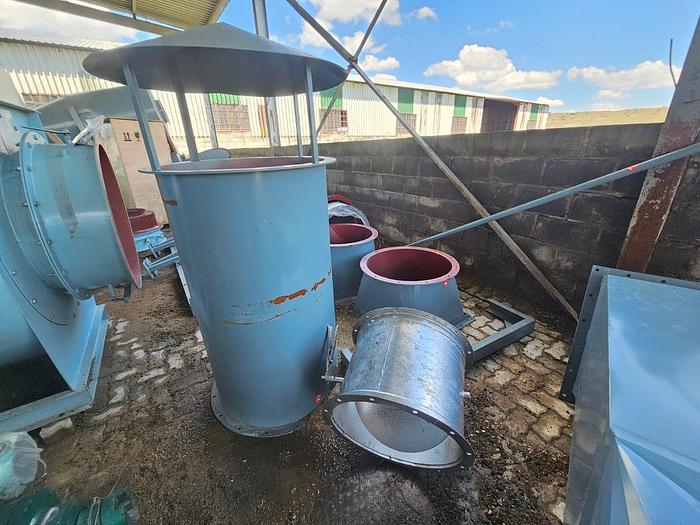 Used COMPLETE (BRAND NEW) 2024 VIBRATING FLUID BED DRYER UNIT, WITH FANS, OVEN, VIBRATORS, DUCTING, CYCLONES, CONTROL PANELS, SCREW FEEDERS, GEARBOXES & MOTORS