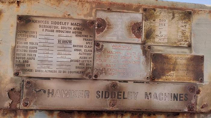 Used 500 KW HANSEN POWERBACK