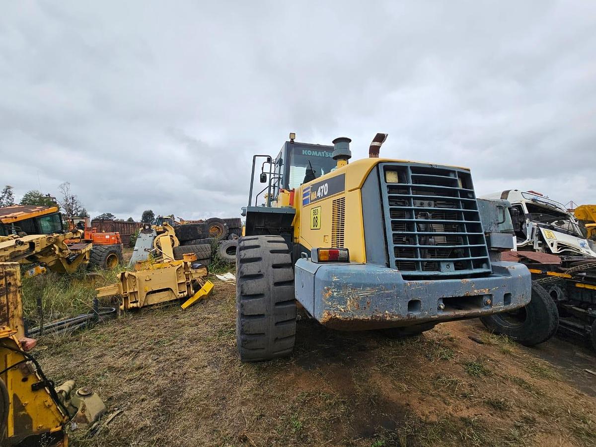 Used KOMATSU WA470-B FRONT END LOADER - INOPERABLE