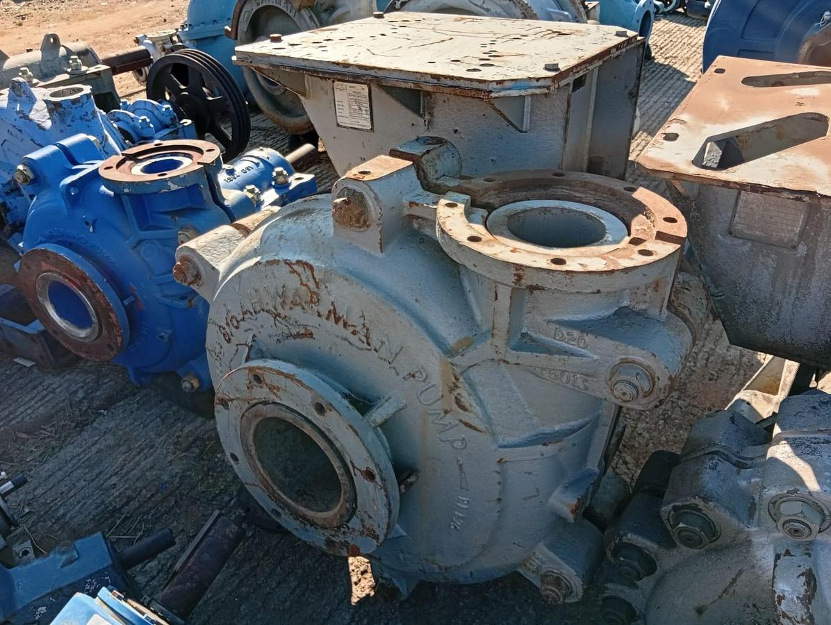 Used 8/6 WARMAN AH HORIZONTAL SHAFT SPLIT CASE PUMP