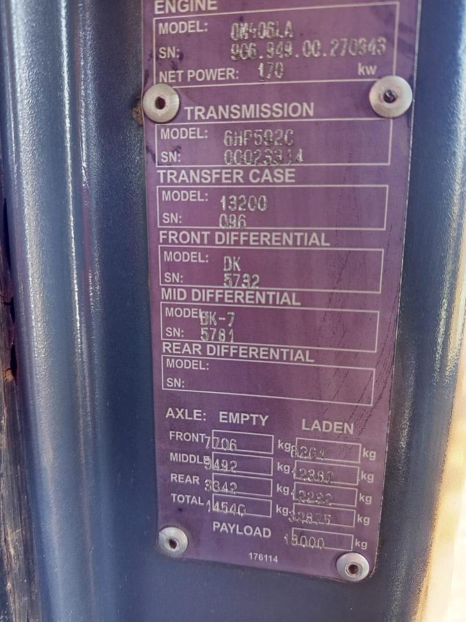 Used BELL B18D ARTICULATED WATER TANKER