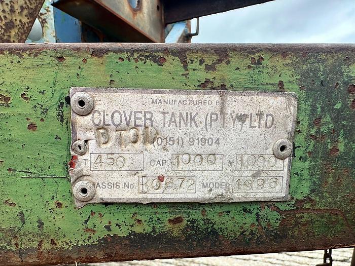 Used TRAILER WITH 1500 LITERS WATER BOWSER