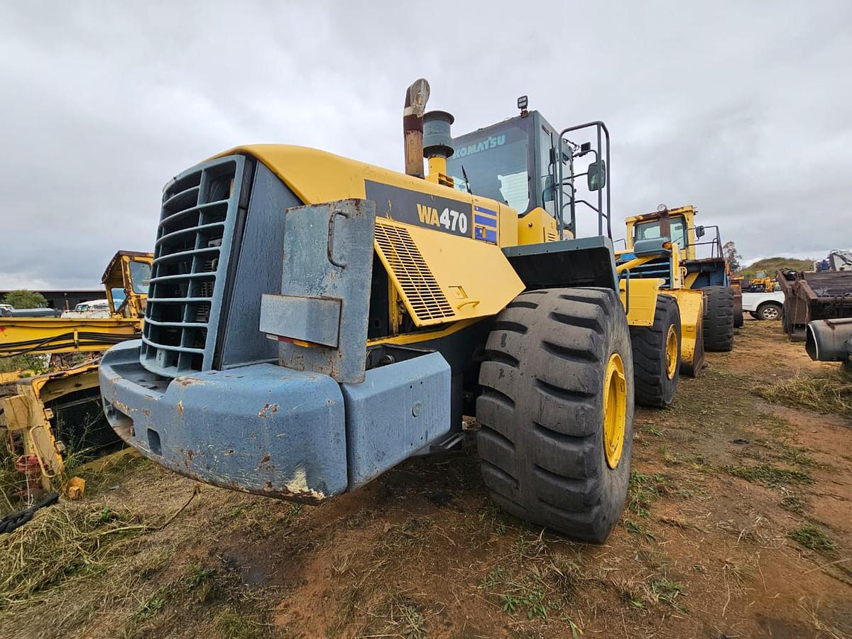 Used KOMATSU WA470-B FRONT END LOADER - INOPERABLE