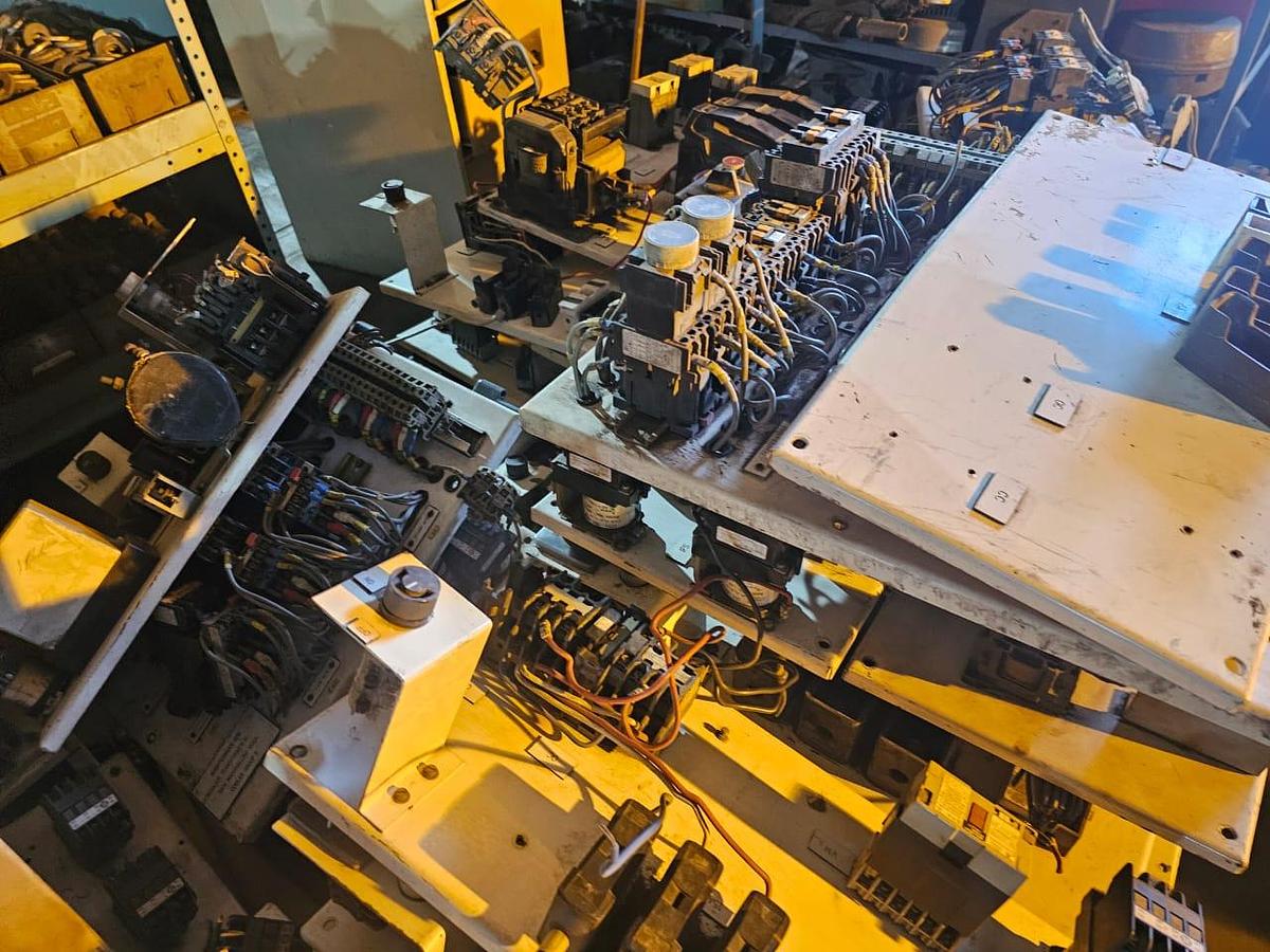 Used ELECTRICAL PANELS WITH CONTACTORS & ELECTRICAL CABLES - USED CONDITION