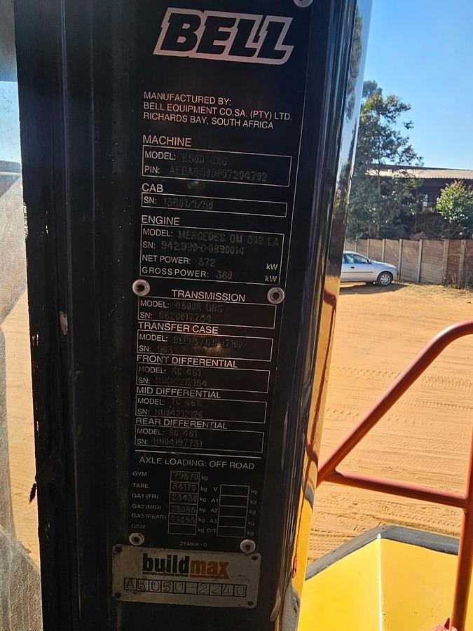 Used BELL B50D 6X6 ADT