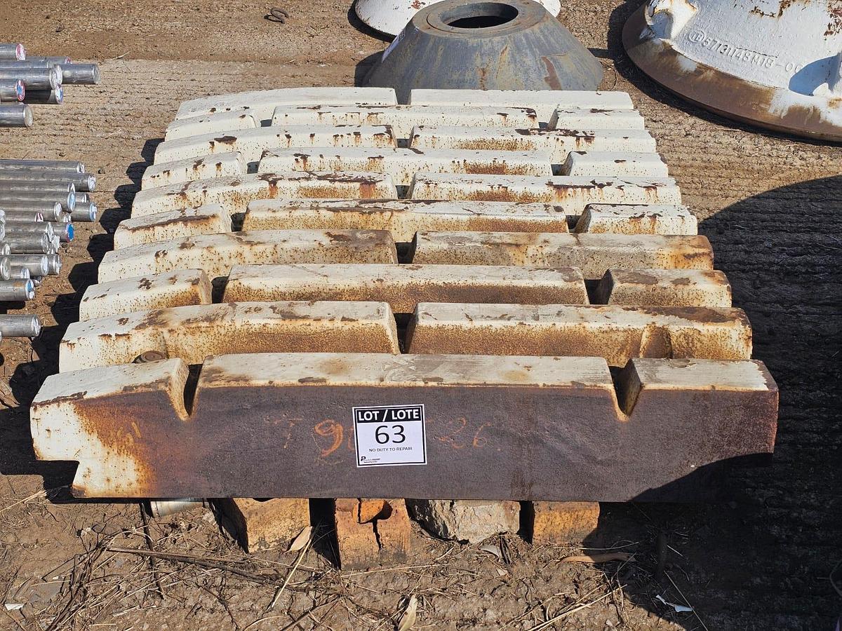 Used JAW CRUSHER PLATE