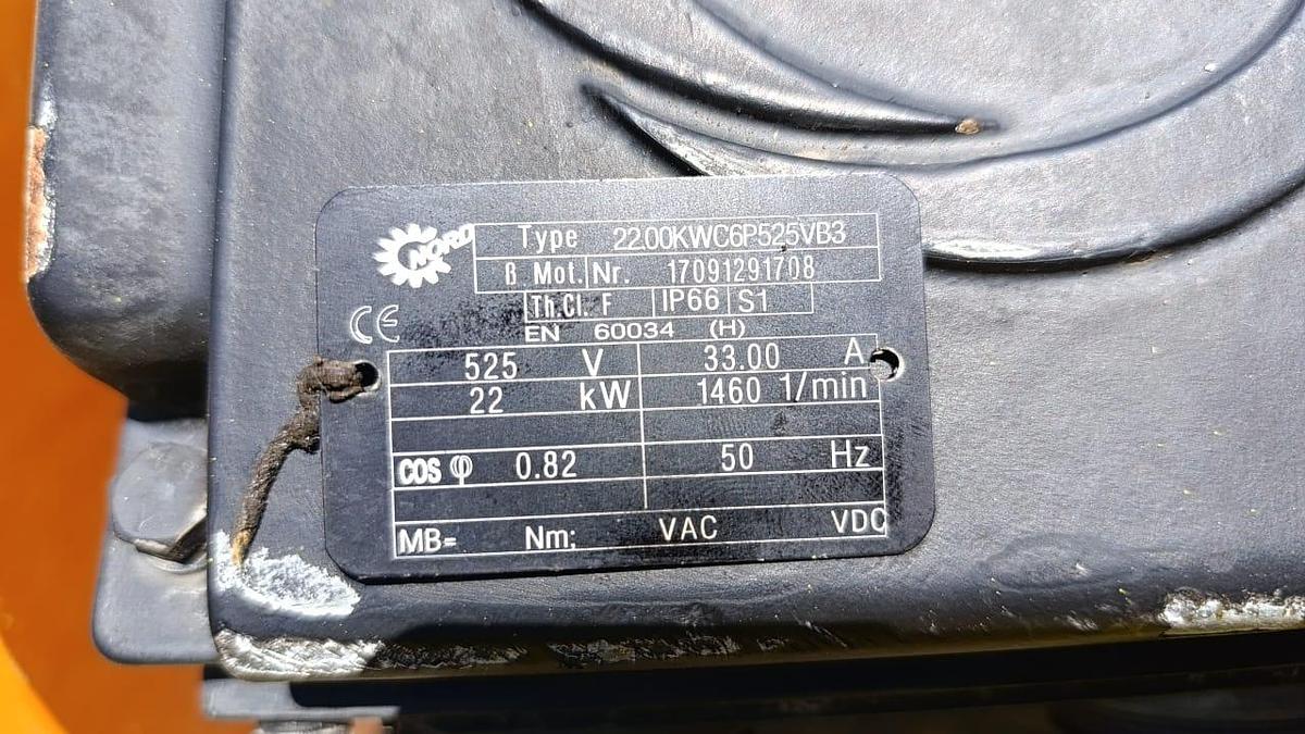 Used 22KW MOTOR 525 V (USED CONDITION)