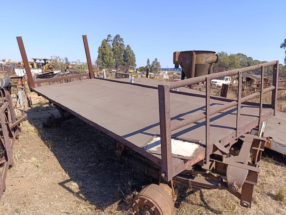 Used FLATDECK DRAWBAR TRAILER - USED CONDITION