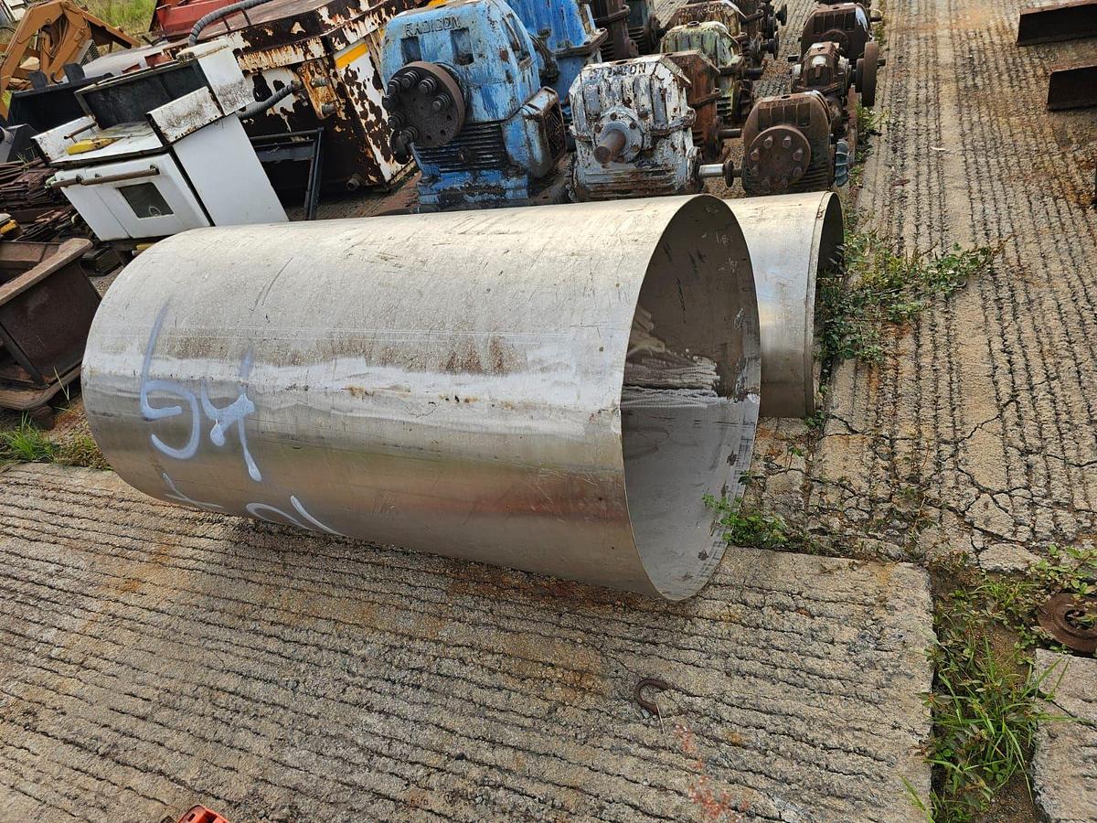 Used  MAGNETIC SEPERATOR STAINLESS STEEL SLEEVE DRUM PLATES