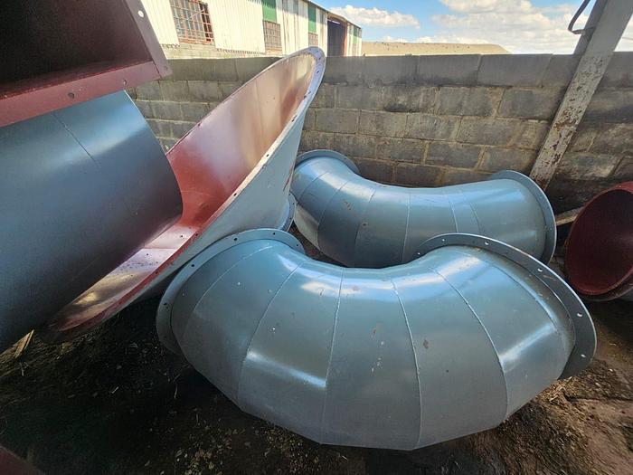 Used COMPLETE (BRAND NEW) 2024 VIBRATING FLUID BED DRYER UNIT, WITH FANS, OVEN, VIBRATORS, DUCTING, CYCLONES, CONTROL PANELS, SCREW FEEDERS, GEARBOXES & MOTORS