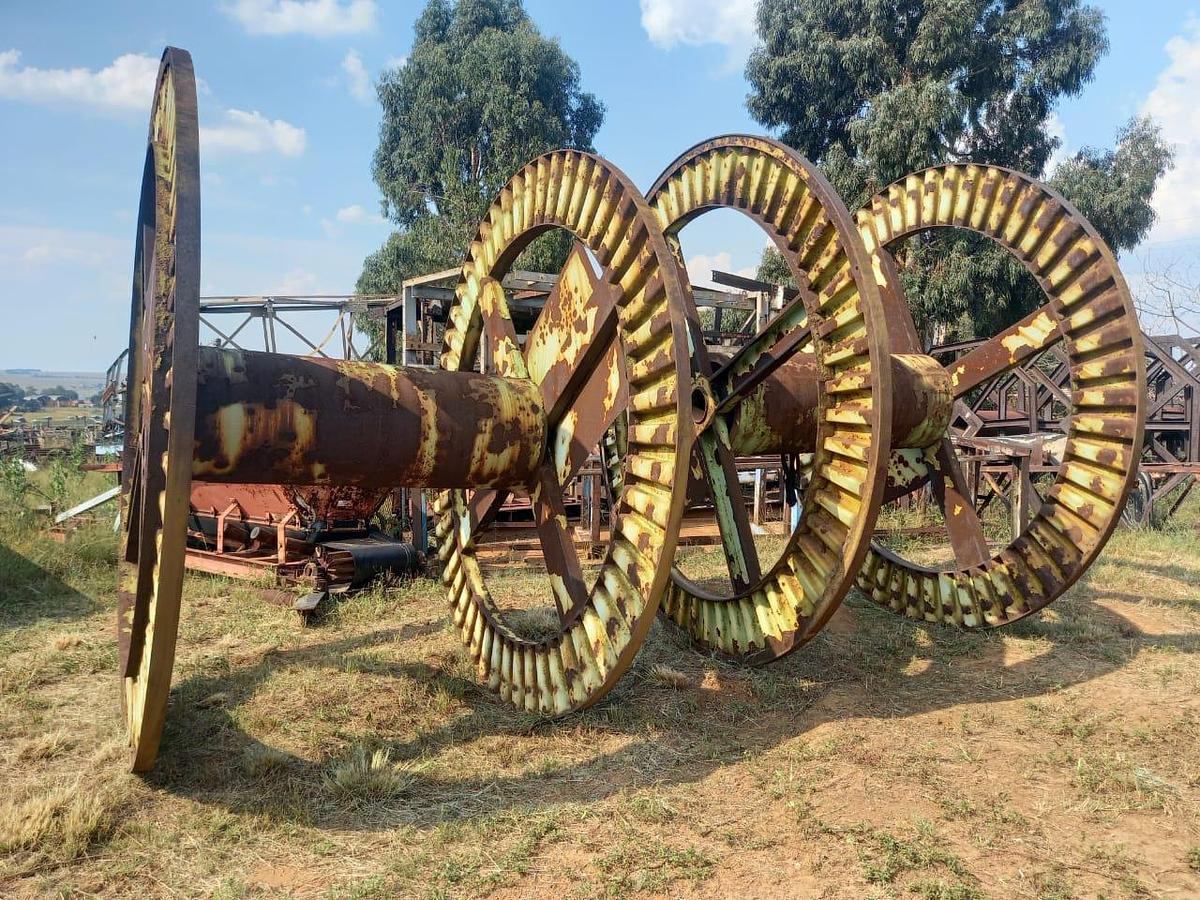 Used STEEL CABLE & CONVEYOR BELT REELS