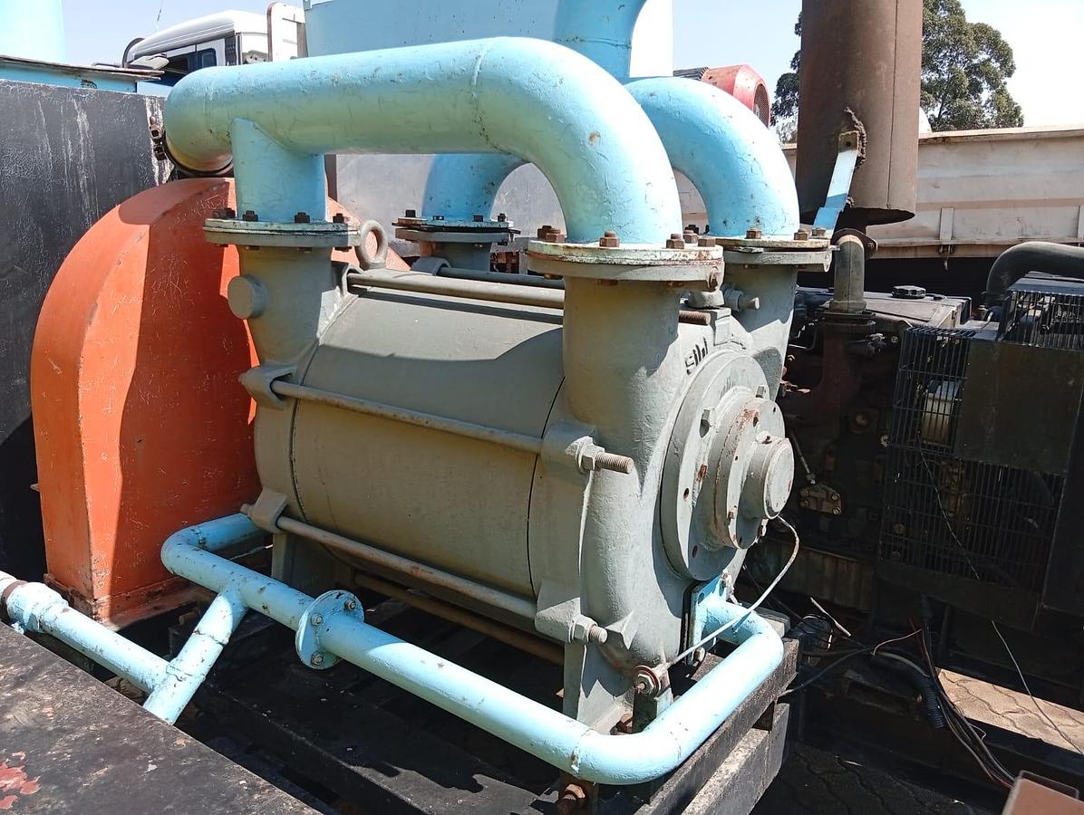 Used DIESEL MOBILE VACUUM UNIT WITH START & GO BOX WITH 6 CYLINDER PERKINS ENGINE 1832/1500