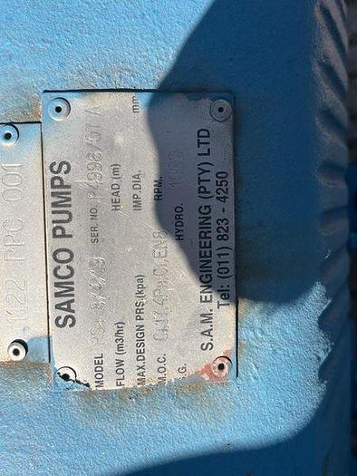 Used Samco Pump