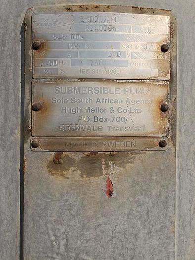 Used FLYGT SUBMERSIBLE PUMP