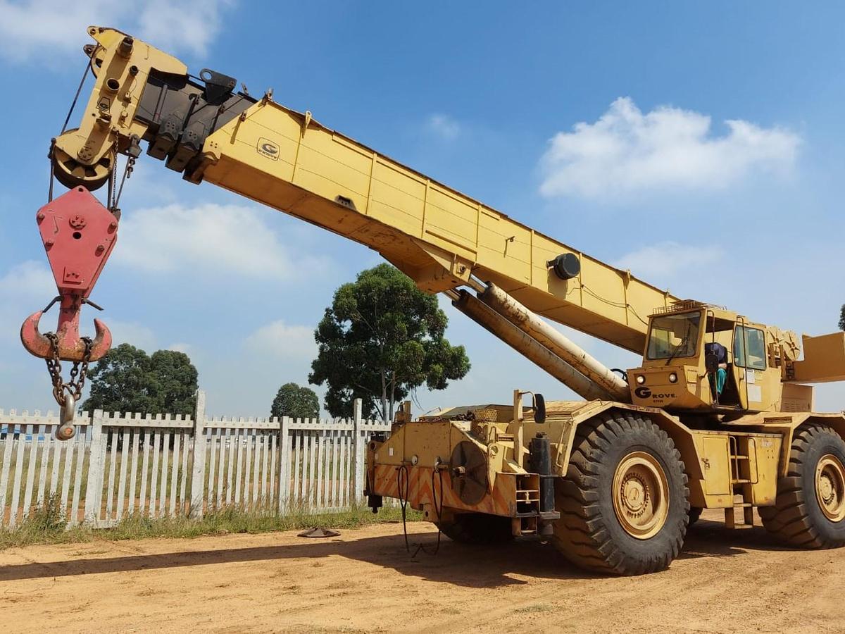 Used GROVE RT980 SWL 80 TON MOBILE CRANE
