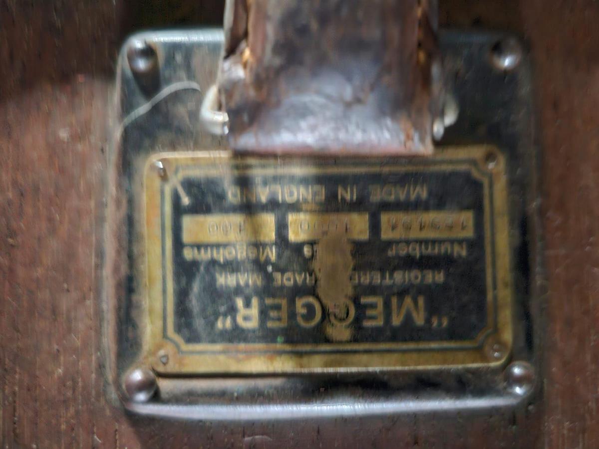 Used  ANTIQUE EVERSHED'S BRIDGE MEGGER TESTING SET