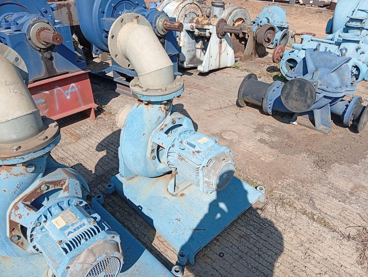 Used 8/8 ABS FP200/200-32 HORIZONTAL SHAFT SINGLE CASE PUMP