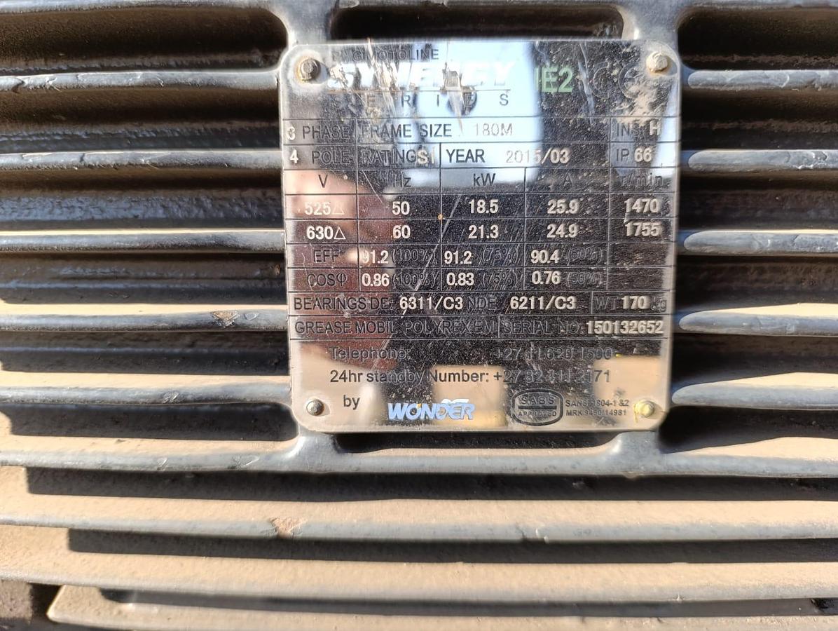 Used POWERPACK GEARBOX WITH ELECTRIC MOTOR