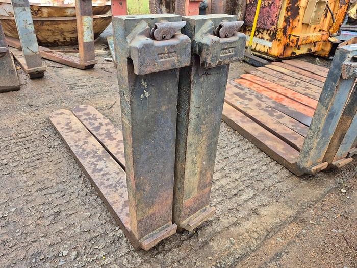 Used FORK LIFT FORKS (1.0m x 120mm x 600mm)