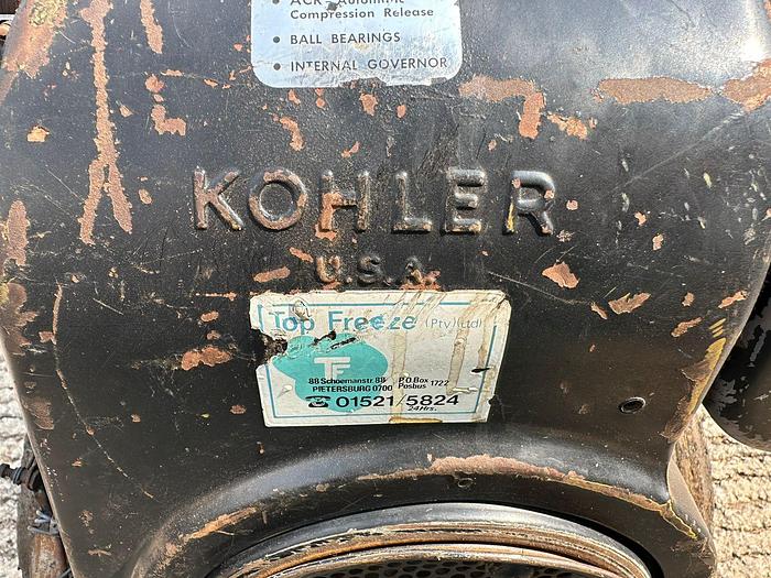 Used MILLER 12 HP KOHLER PETROL WELDER ON TROLLY (NOT TESTED)