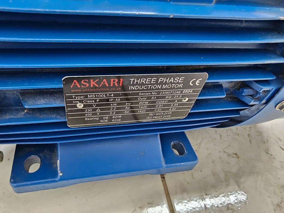 Used 2.2 KW MOTORIZED GEARBOXES