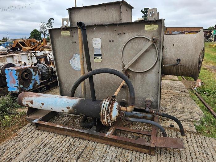 Used  BAC BALTIMORE AIRCOIL HEAT EXCHANGER & STAINLESS STEEL CHILLER & FAN(NOT TESTED)