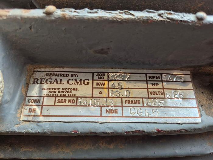 Used WEG 45KW ELECTRIC MOTOR