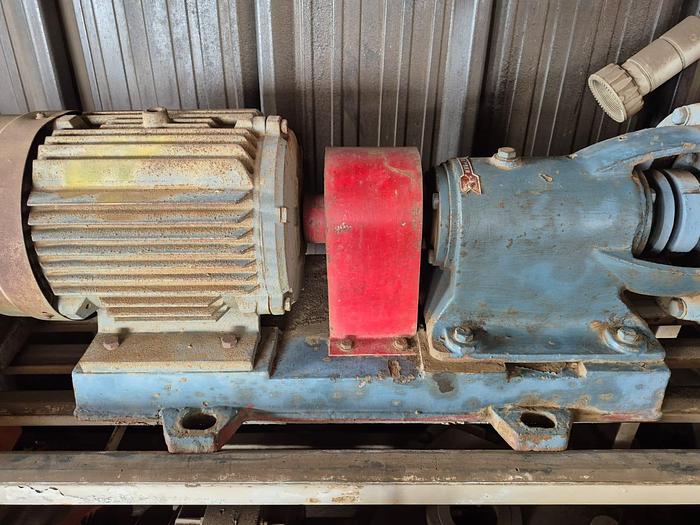 Used 5.5KW ACID-RESISTANT CIRCULATION PUMP WITH ELECTRIC MOTOR